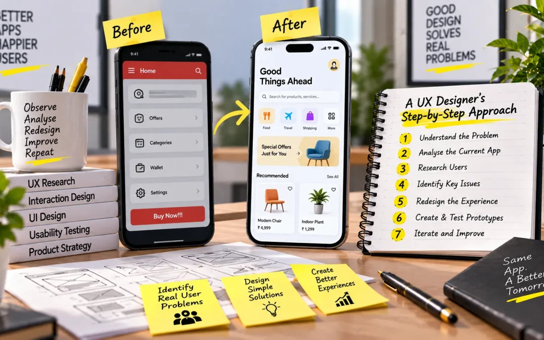 How to Redesign a Bad App: A UX Designer’s Step-by-Step Approach