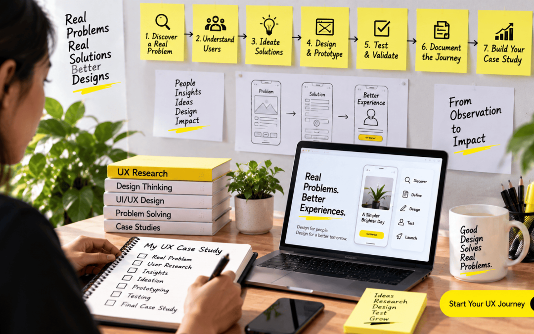 How to Turn a Real-World Problem Into a UX Case Study